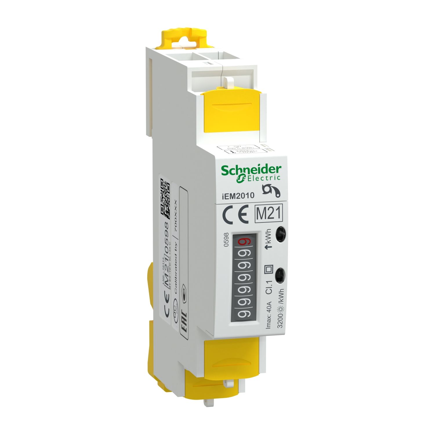 Picture of modular single phase power meter iEM2010 - 230V - 40A with pulse