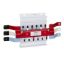Picture of Acti9,  MSC Chassis 3PH, 250A, iC60 1P MCB with 9mm Auxiliary, 42 poles, Dual Feed