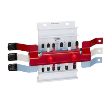 Picture of Acti9, MSC Chassis 3PH, 250A, Hybrid 18/27mm for MCB & RCBO 12 poles, Dual Feed