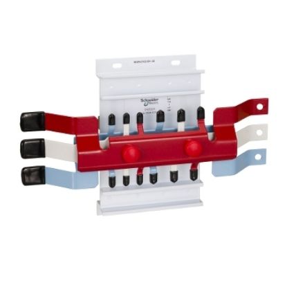 Picture of Acti9, MSC Chassis 3PH, 400A, Hybrid 18/27mm for MCB & RCBO 24 poles, Dual Feed