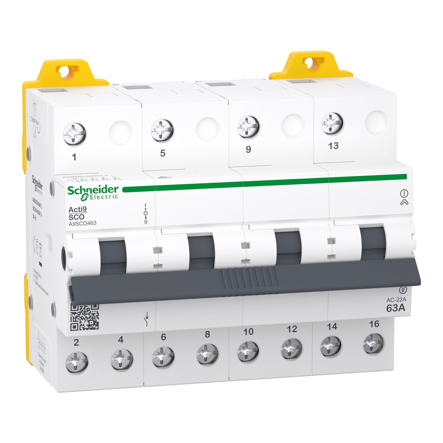 Picture of Changeover switch, Acti9, 4P, 63A, 400/415VAC