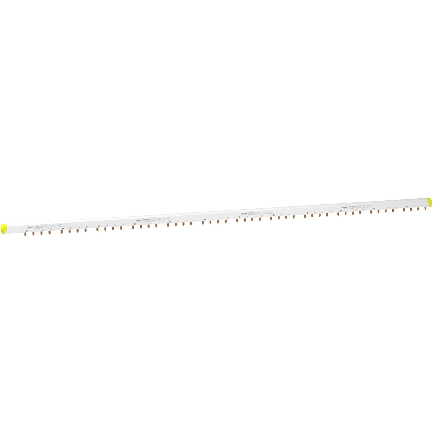 Picture of Comb busbar, Acti9, 3L+N with Aux, 18 mm pitch, 57 modules, 100A