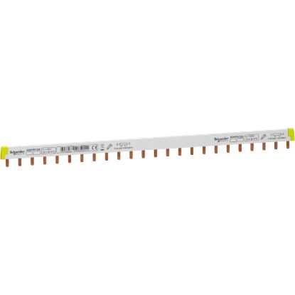 Picture of Comb Busbar, Acti9, 1L, 18 mm pitch, 24 modules, 100A