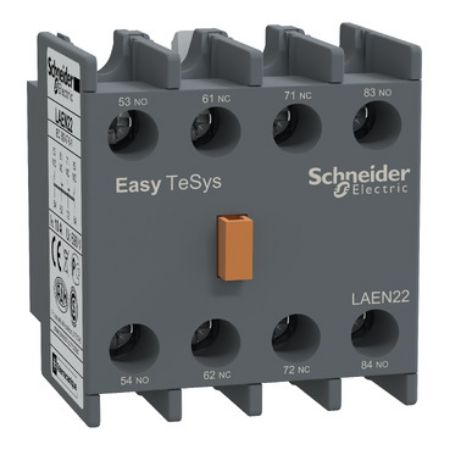 Picture of Auxiliary contact block,Easy TeSys Control,2NO+2NC,for LC1E/CAE