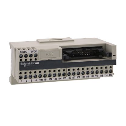 Picture of passive connection sub-base ABE7 - 16 inputs or outputs