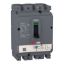 Picture of circuit breaker, EasyPact CVS250N, 50kA at 415VAC, 220A, MA trip unit, 3P3d