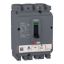 Picture of circuit breaker, EasyPact CVS250N, 50kA at 415VAC, 160A, TM-D trip unit, 3P3d