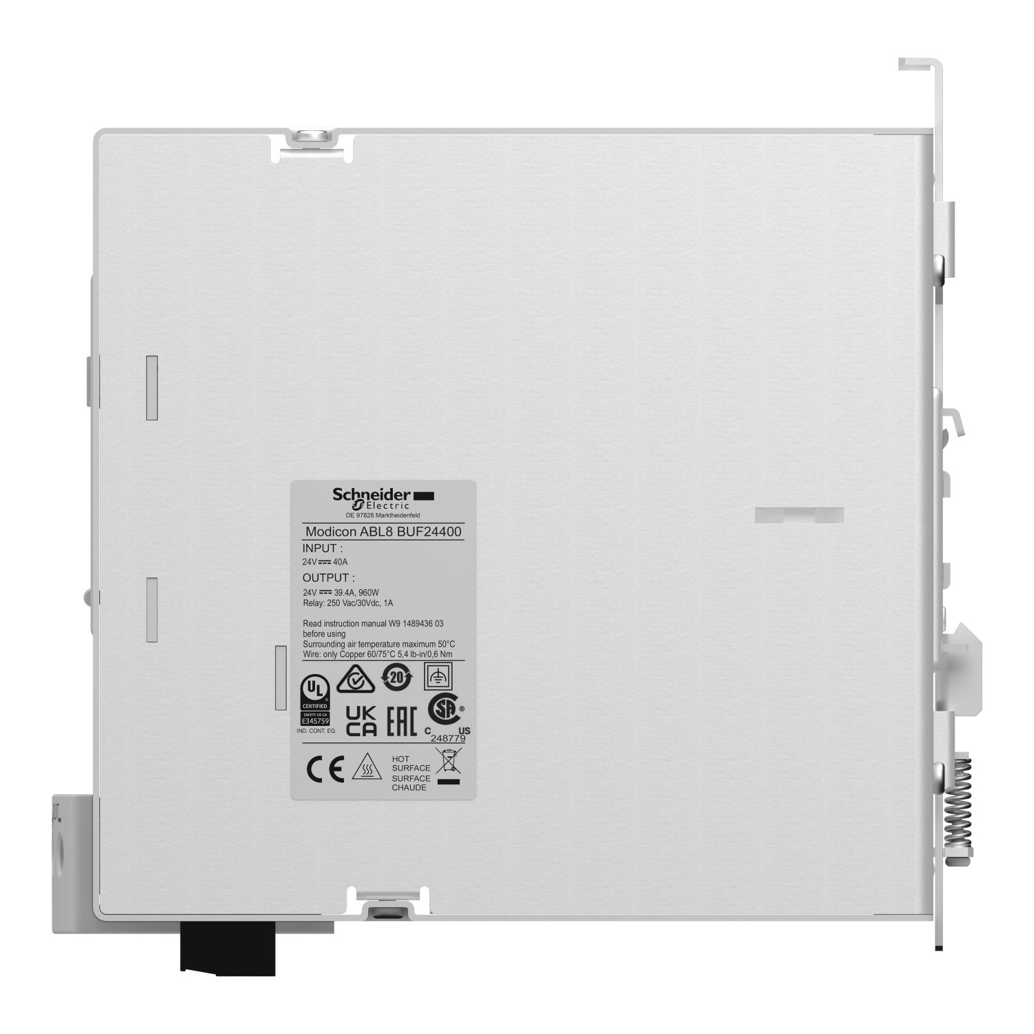 Picture of Buffer module, Phaseo ABL7 ABL8, 24..28.8 V DC, 40 A, for power supply