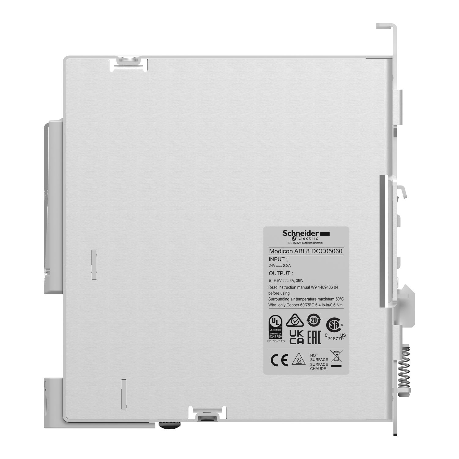 Picture of Converter module, Phaseo ABL7 ABL8, 30 W, 24..28.8 V DC, 5 V DC, 6 A, for regulated SMPS
