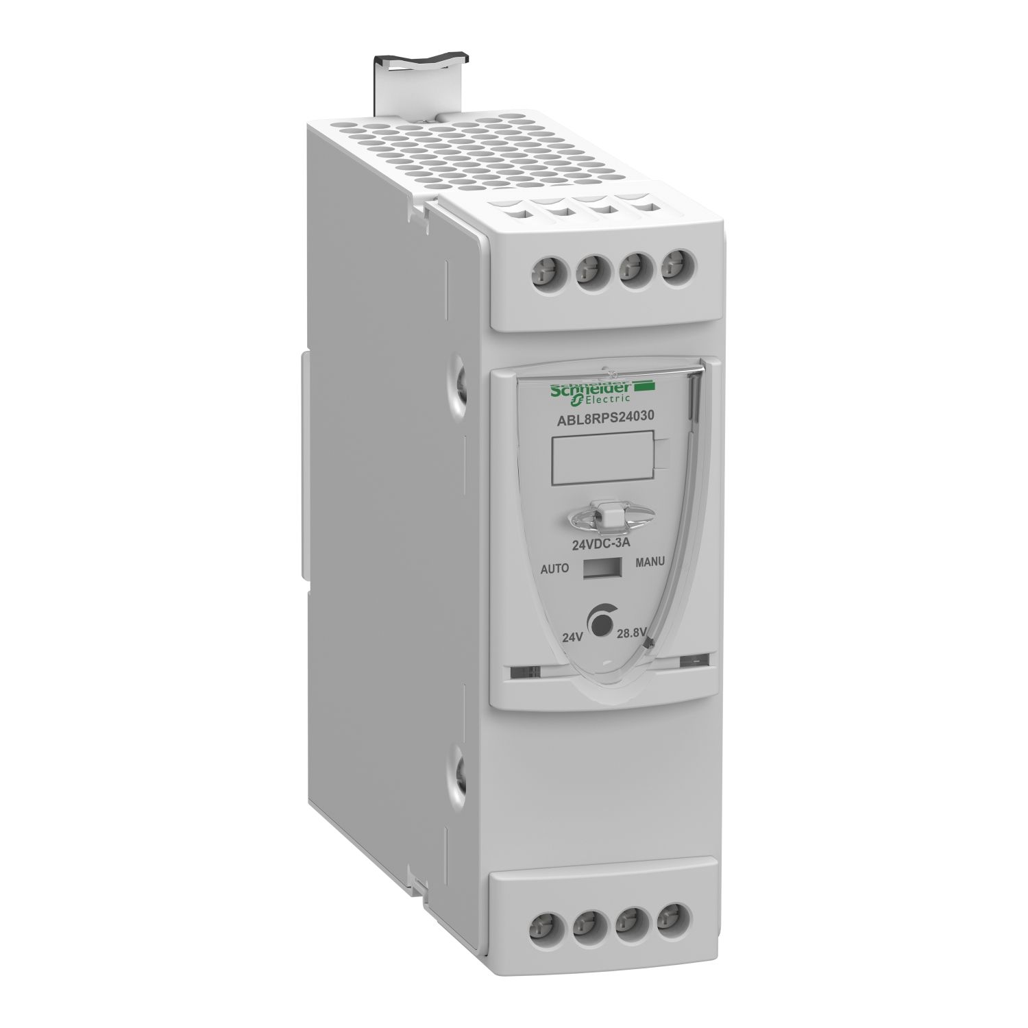 Picture of Regulated Switch Power Supply, Phaseo ABL7 ABL8, 1 or 2 phase, 100..500V, 24V, 3A