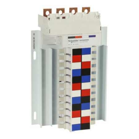 Picture of Acti9, SAU Chassis, Acti9, 250A, 3Ph+N, 24 poles, 18mm for iC60 MCB and RCBO, top feed