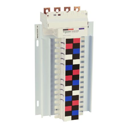 Picture of Acti9, SAU Chassis, Acti9, 250A, 3*(1Ph+N), 32 poles, 18mm for iC60 MCB and RCBO, top feed