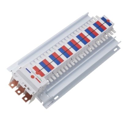 Picture of Acti9, SAU Chassis, Acti9, 250A, 3Ph, 48 poles, 18mm for iC60 MCB and RCBO, top or bottom