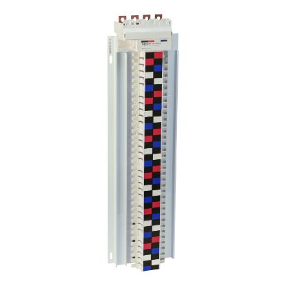 Picture of Acti9, SAU Chassis, Acti9, 250A, 3*(1Ph+N), 72 poles, 18mm for iC60 MCB and RCBO, top feed