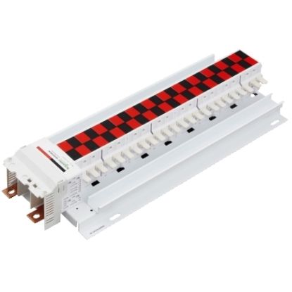 Picture of Encapsulated Chassis, 250 A, 2 Pole, 18 mm, 48 Pole, Top Feed