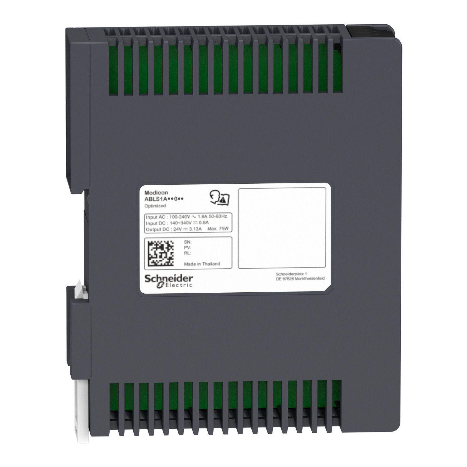 Picture of Regulated Power Supply, 100 to 240V AC, 12V, 6.2A, single phase, Optimized