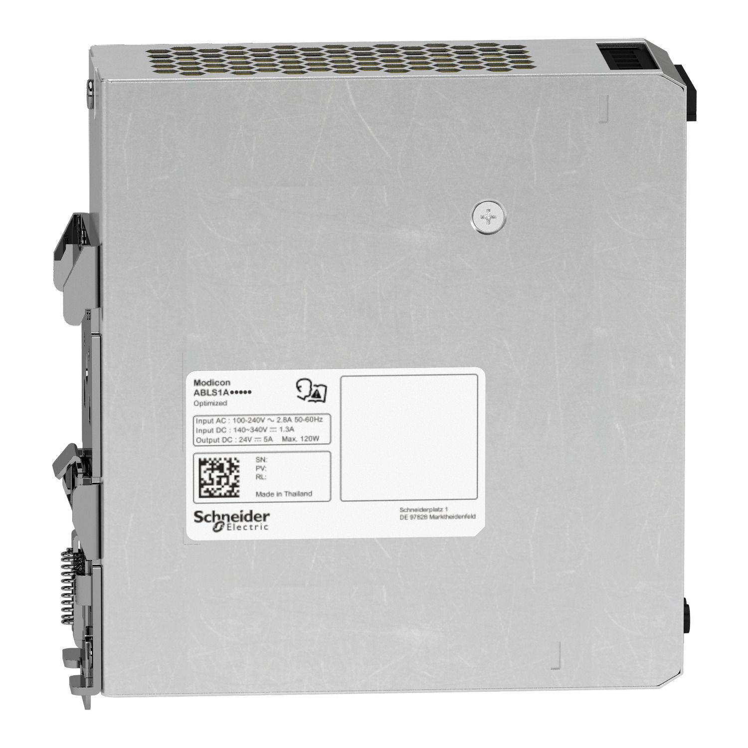 Picture of Regulated Power Supply, 100 to 240V AC, 12V, 10A, single phase, Optimized