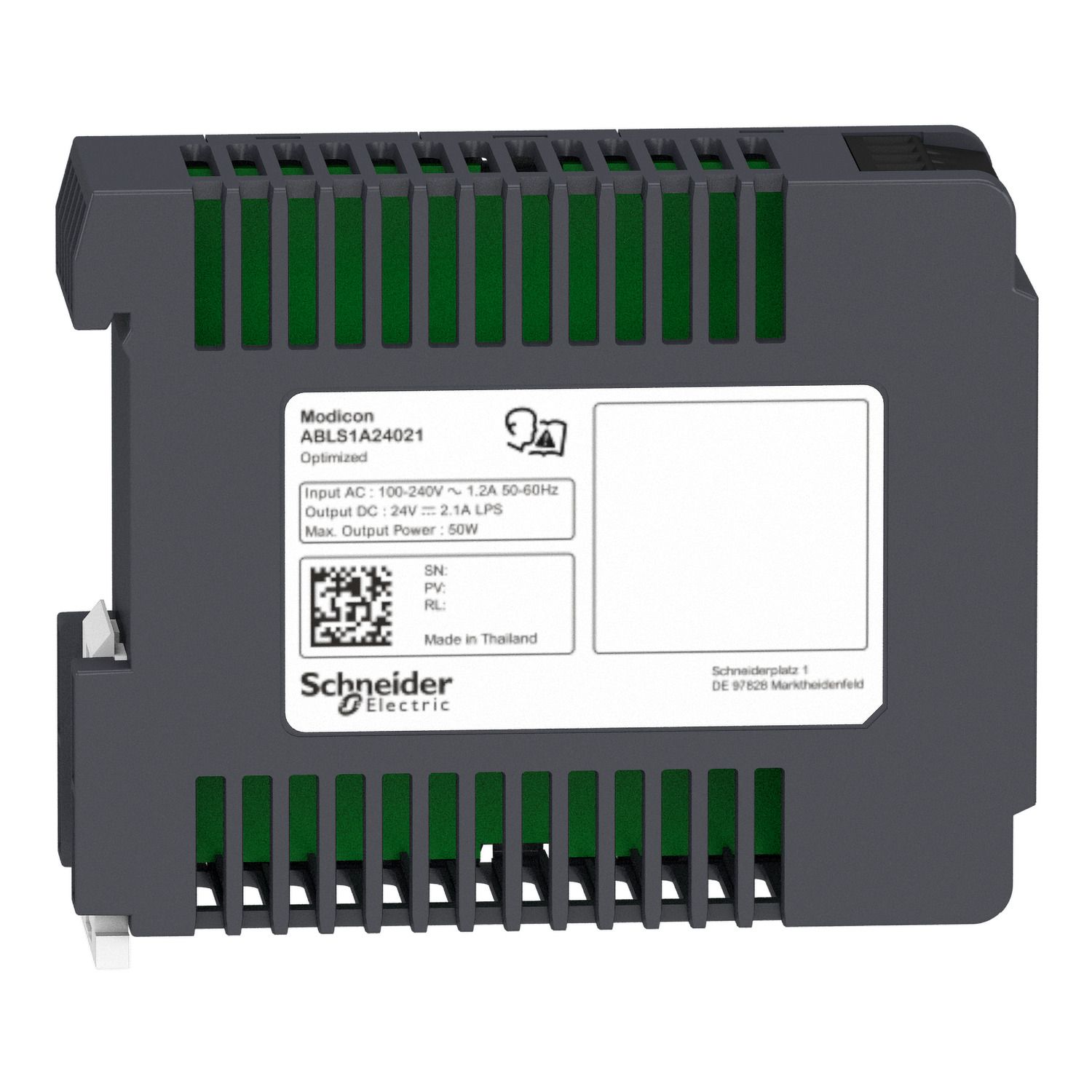 Picture of Regulated Power Supply, 100 to 240V AC, 24V, 2.1A, single phase, Optimized