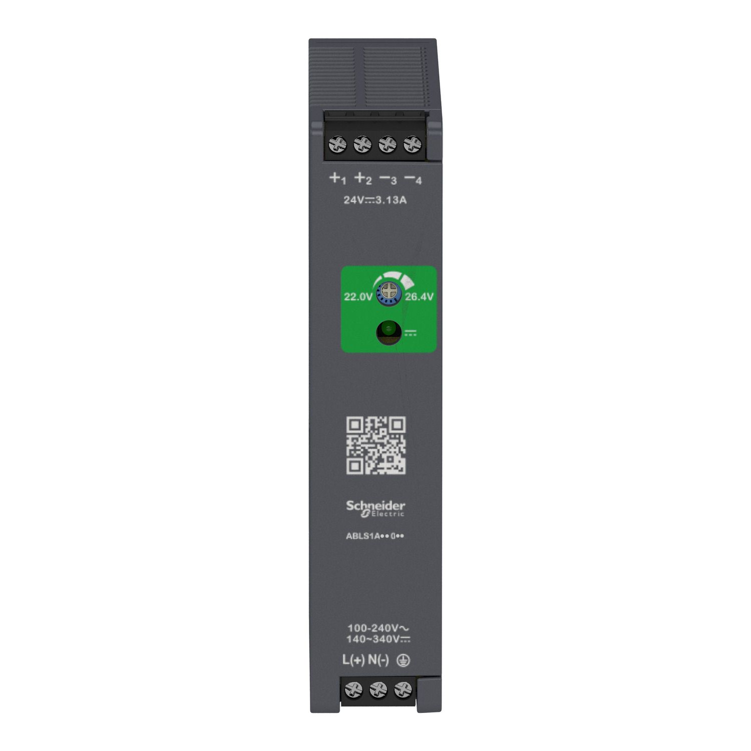 Picture of Regulated Power Supply, 100 to 240V AC, 24V, 3.1A, single phase, Optimized