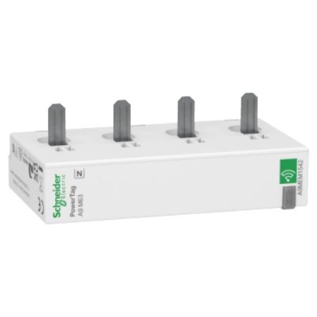 Picture of PowerLogic, Energy sensor, PowerTag Monoconnect 63A 3P+N bottom position