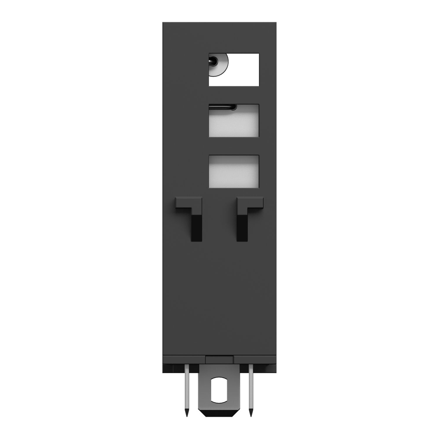 Picture of plug-in solid state relay- 12.5 mm - input - 230..240 V AC 50HZ