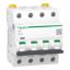 Picture of Miniature circuit breaker (MCB), Acti9 iC60L, 4P, 40A, B curve, 15000A (IEC/EN 60898-1), 20kA (IEC/EN 60947-2)