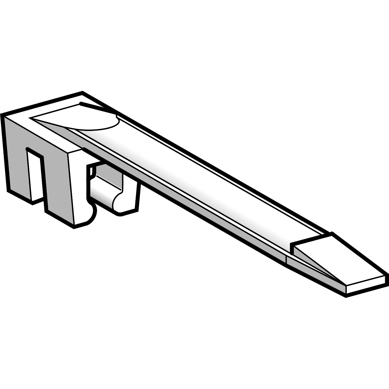 Picture of Marker tag holder, Linergy TR cable ends, clip-on type, for cables 1 to 1.5 mmÂ², set of 100