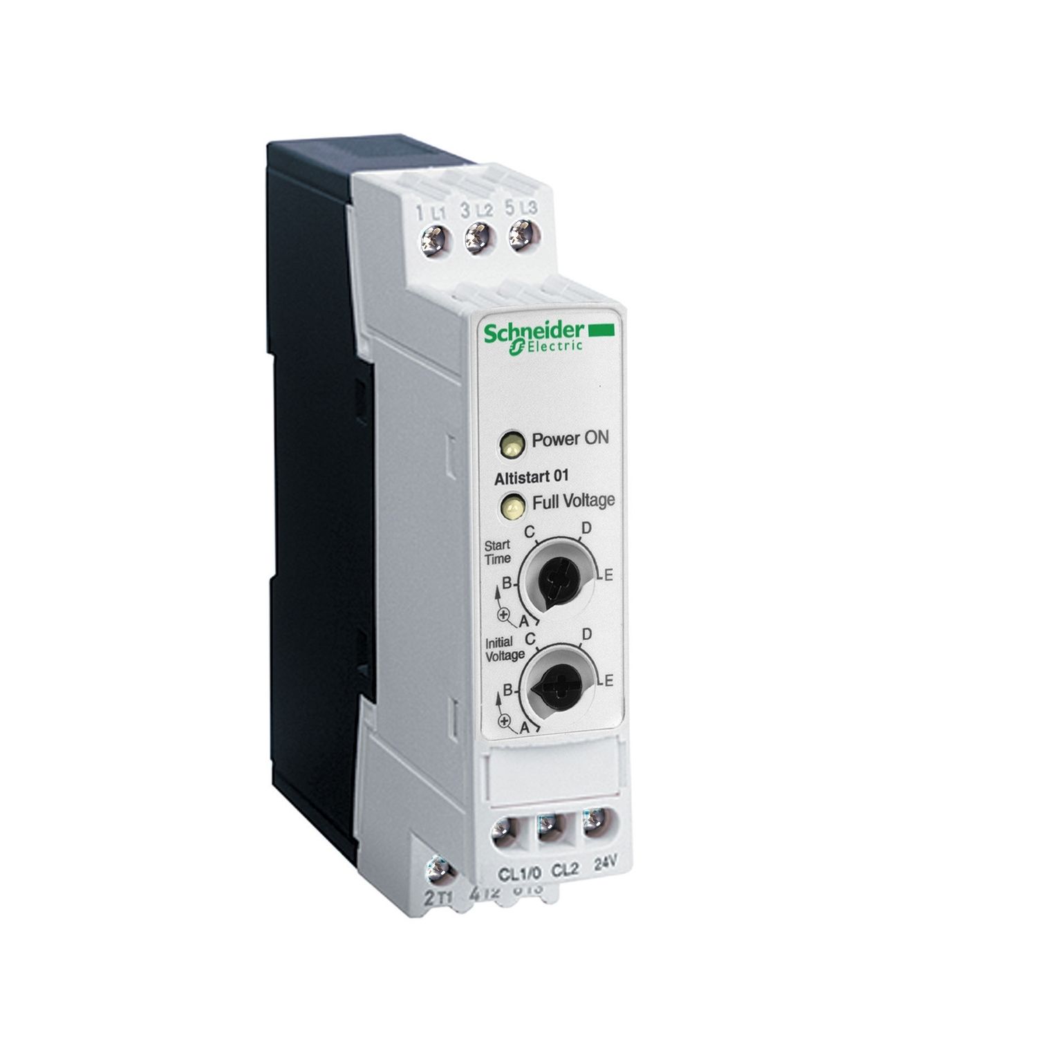 Picture of Soft starter for asynchronous motor, Altistart 01, ATS01, 3 A-110..480V-0.55..1.1 KW