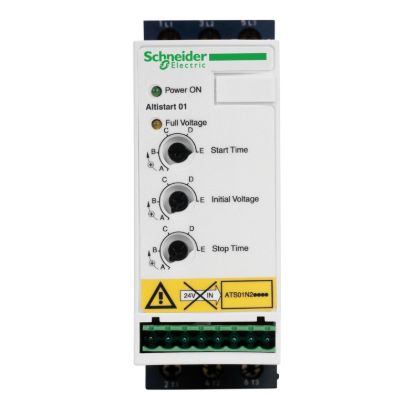 Picture of Soft starter for asynchronous motor, Altistart 01, ATS01, 9 A-380..415 V-4 KW