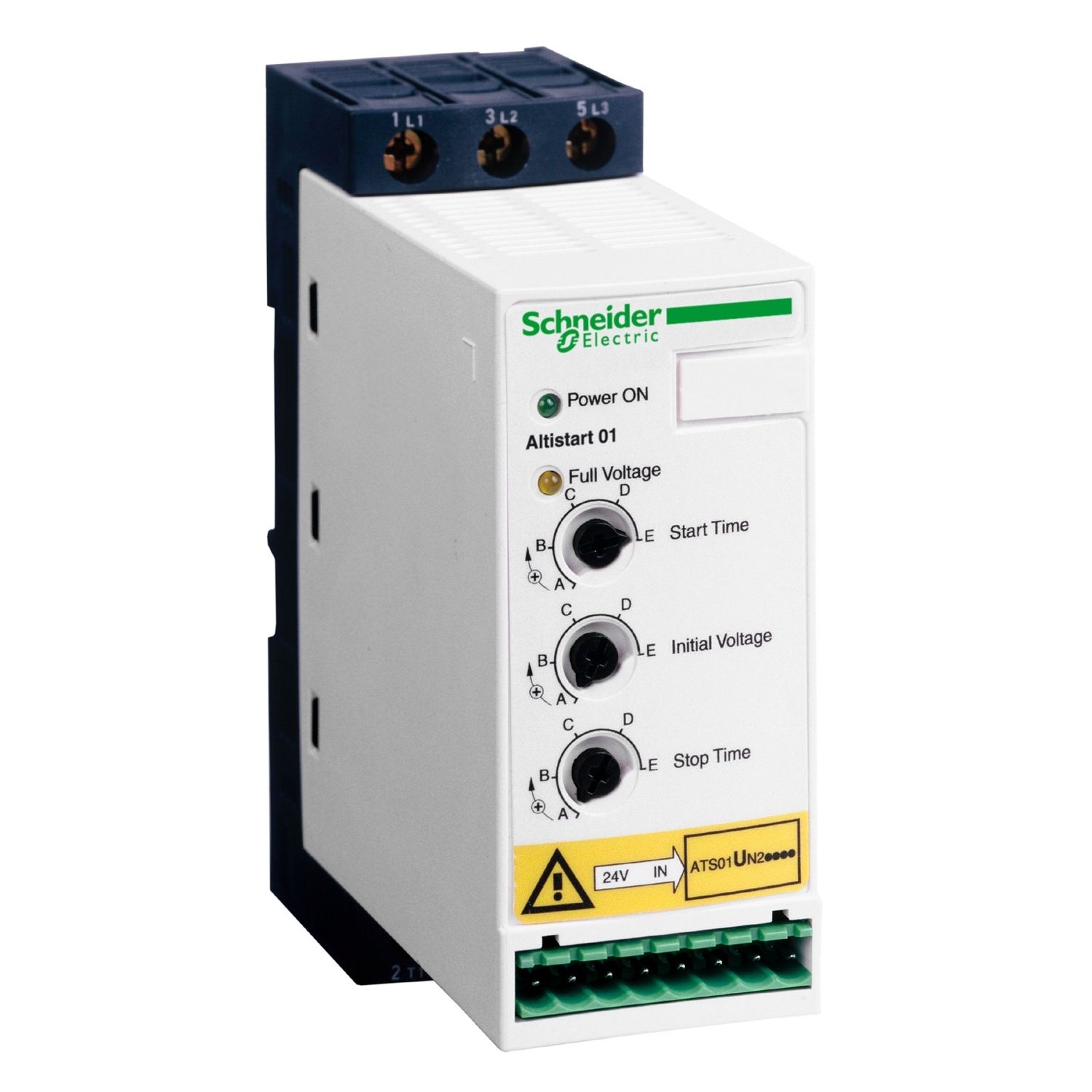 Picture of Soft starter for asynchronous motor, Altistart 01, ATS01, 12 A-380..415V-5.5 KW