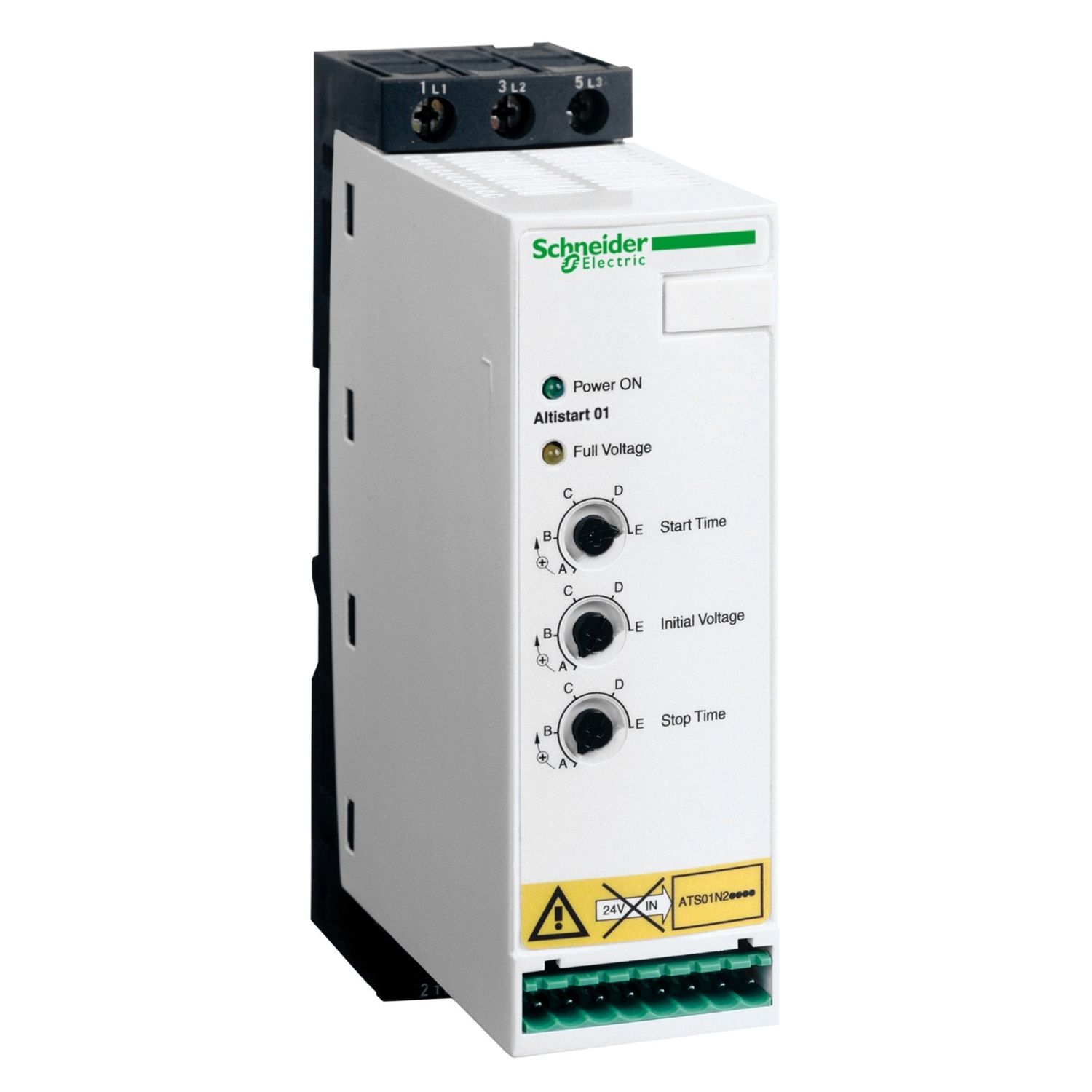 Picture of Soft starter for asynchronous motor, Altistart 01, ATS01, 22 A-380..415V-7.5..11 KW