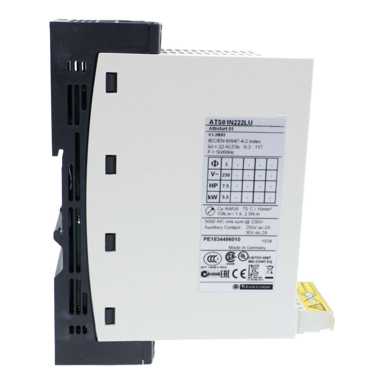 Picture of soft starter for asynchronous motor, Altistart 01, ATS01, 32A, 460 to 480V