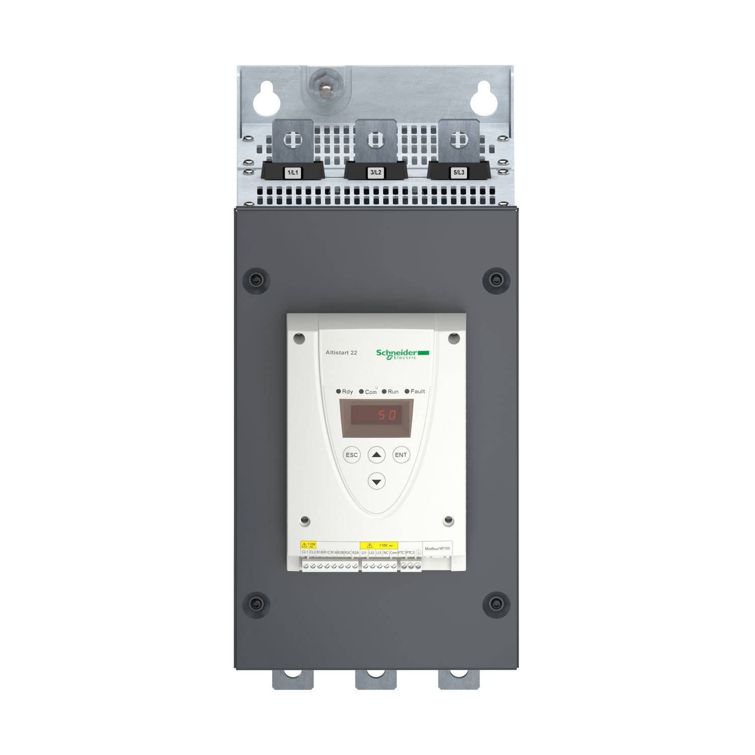 Picture of Soft starter, Altistart 22, ATS22 control 220V power 230V(75kW)/400...440V(132kW)