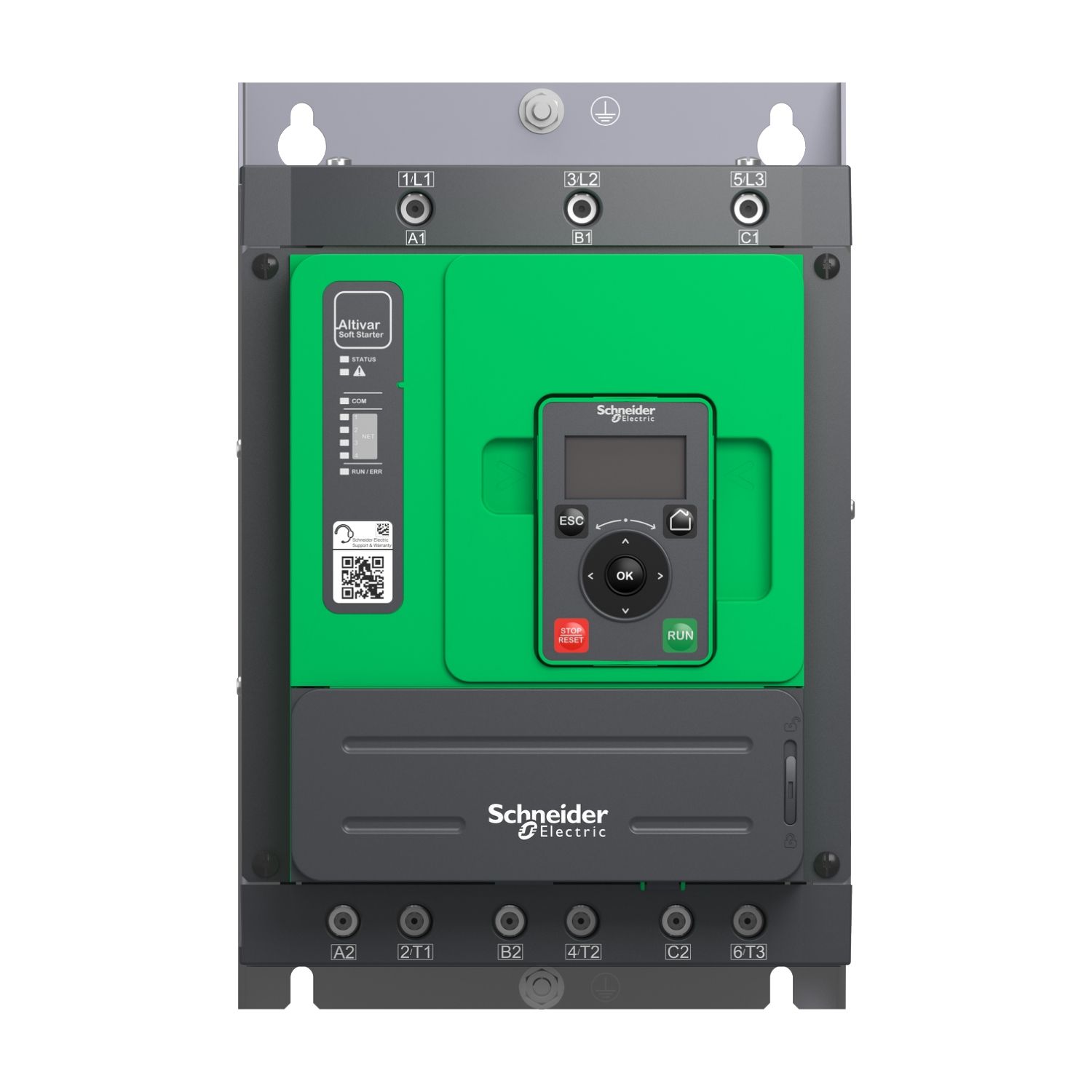 Picture of Soft starter, Altistart 480, 110A, 208 to 690V AC, control supply 110 to 230V AC
