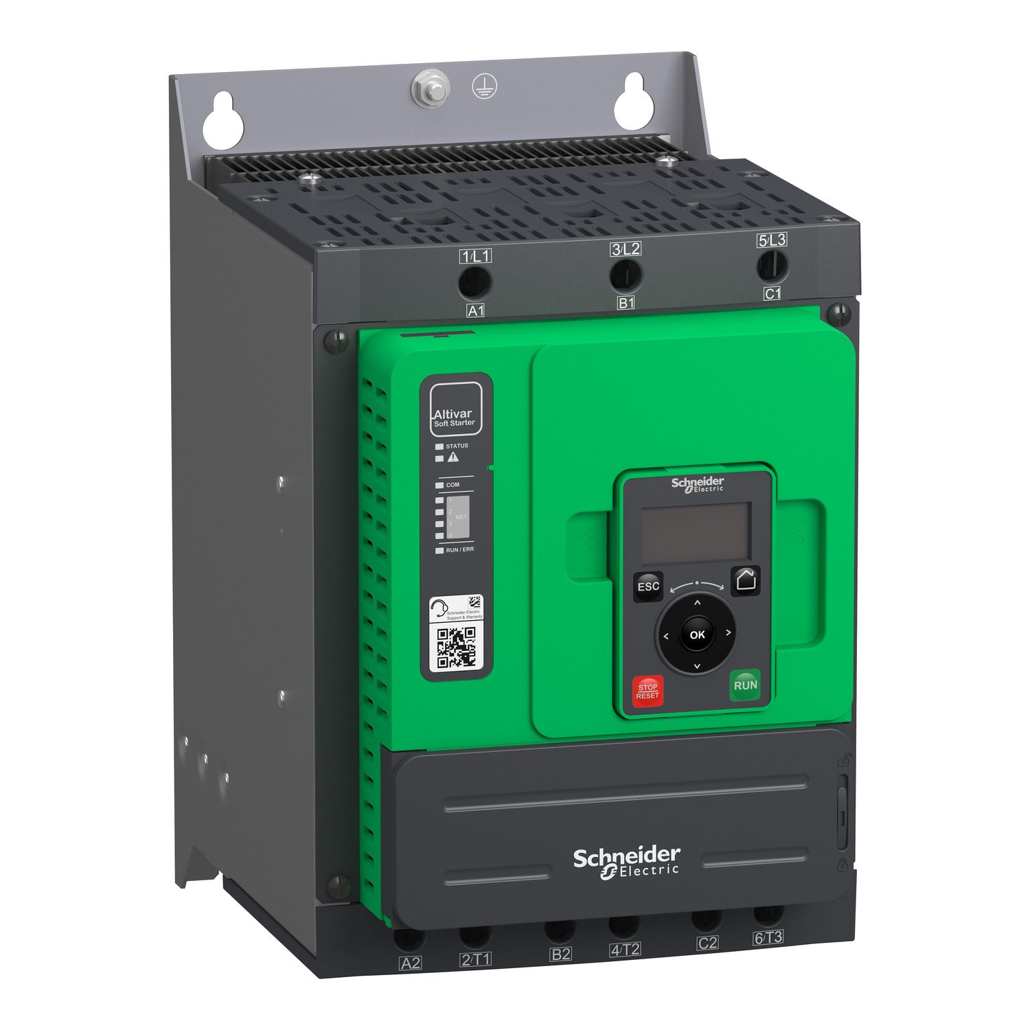 Picture of Soft starter, Altistart 480, 88A, 208 to 690V AC, control supply 110 to 230V AC