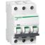 Picture of Miniature circuit breaker (MCB), Acti9 iC60N Disbo, 3P, 32A, D curve, 6000A (IEC/EN 60898-1), 10kA (IEC/EN 60947-2)