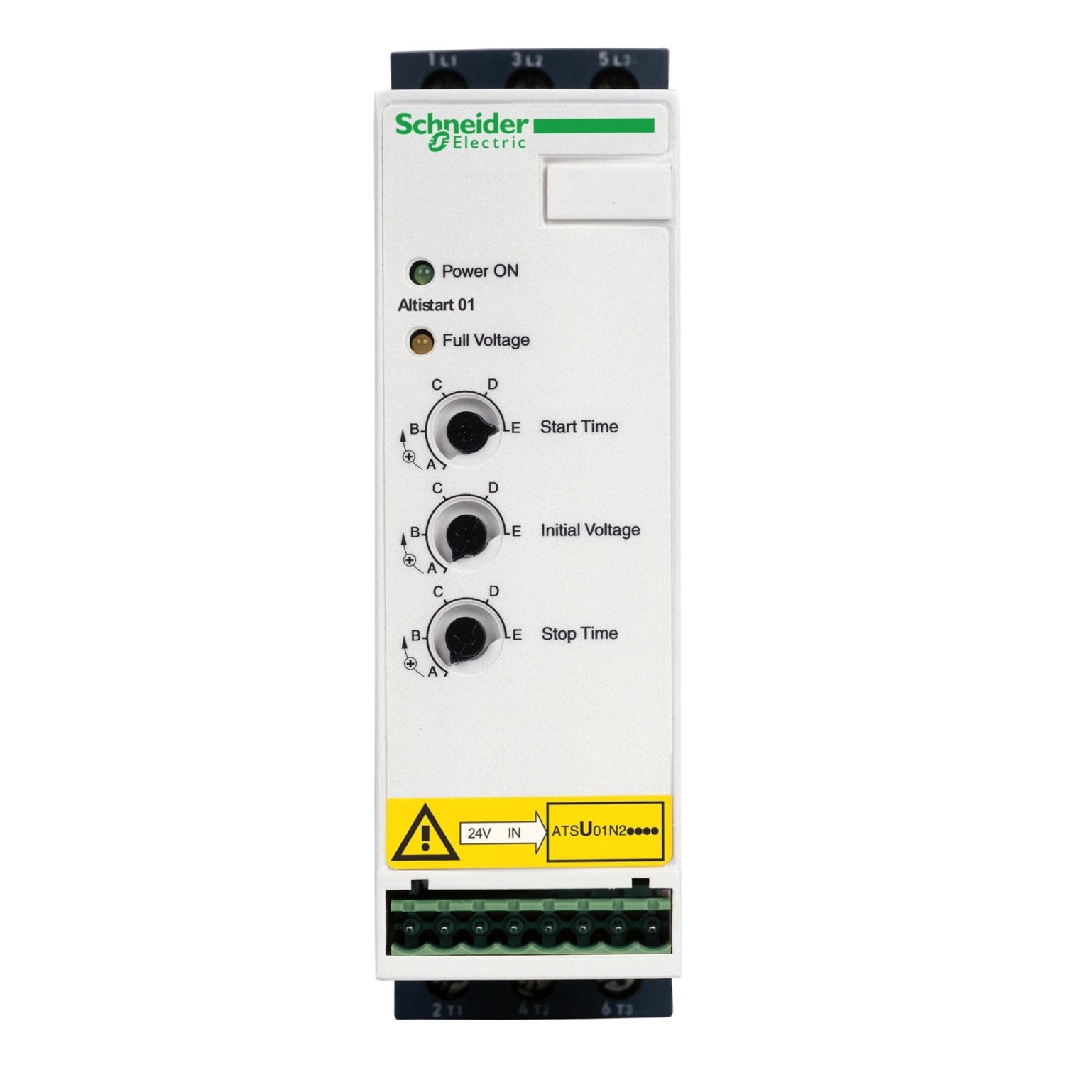 Picture of Soft starter for asynchronous motor, Altistart 01, ATSU01, 32 A-200..480V-7.5..15 KW