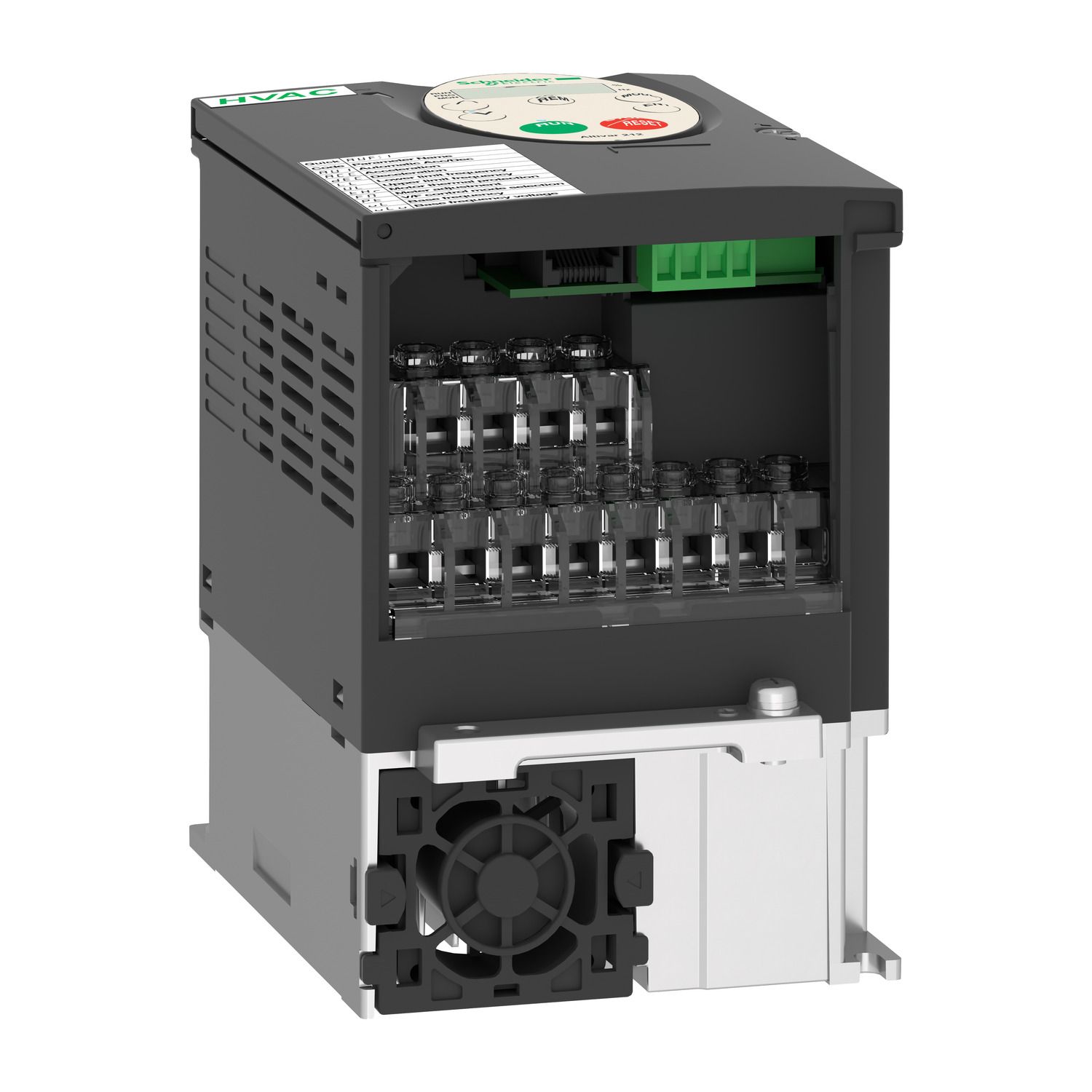 Picture of variable speed drive, Altivar 212, 22kW, 30hp, 480V, 3 phases, with EMC, IP21
