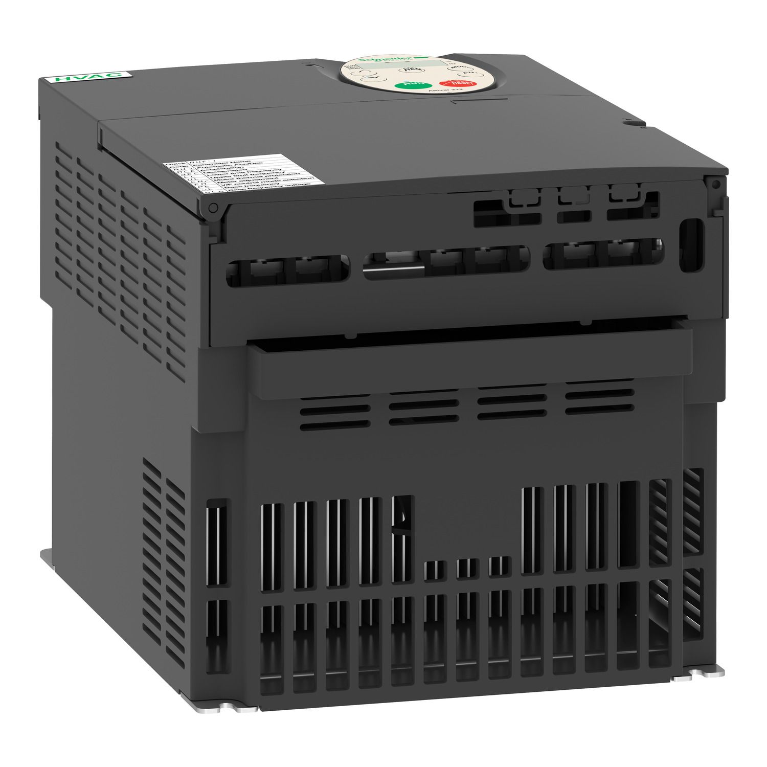 Picture of variable speed drive, Altivar 212, 7.5kW, 10hp, 480V, 3 phases, with EMC, IP21