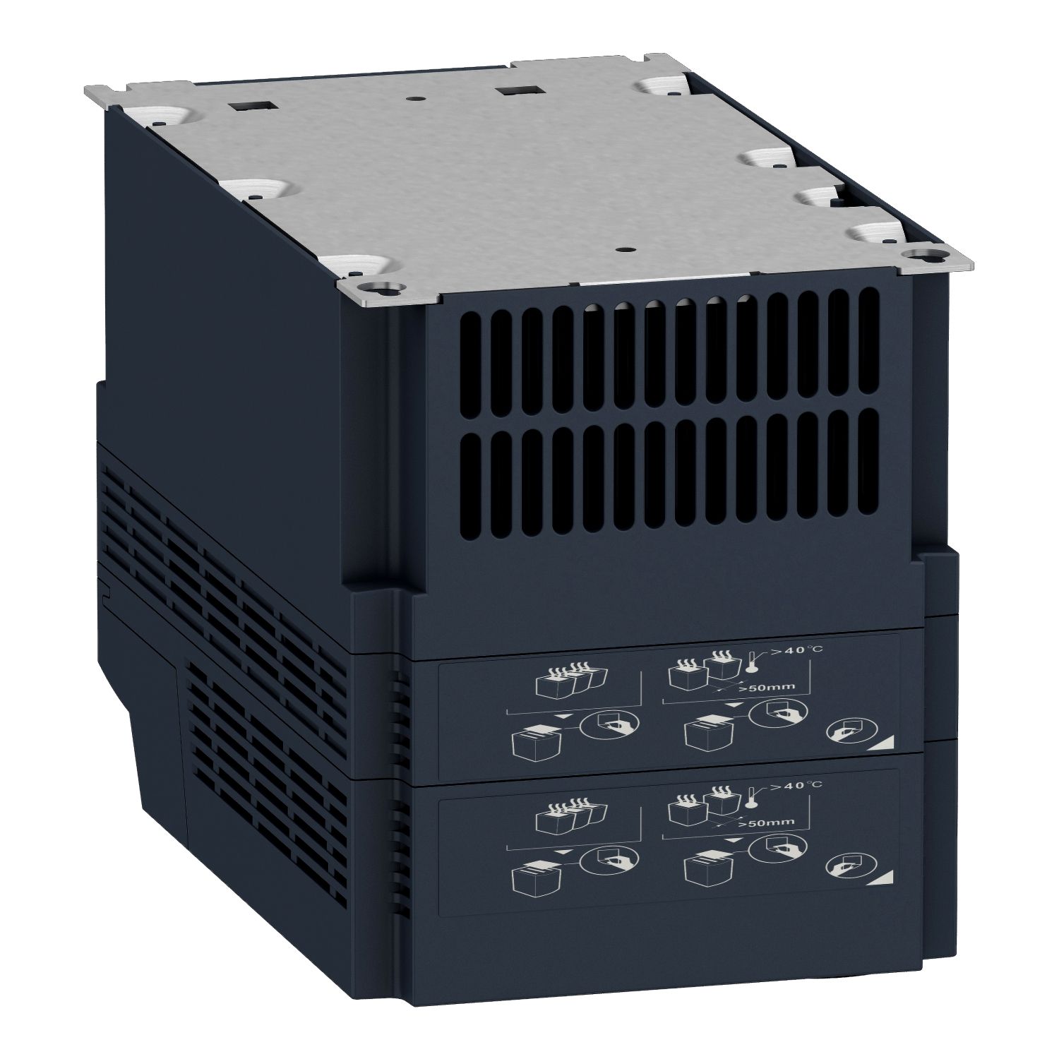 Picture of variable speed drive, Altivar Machine ATV320, 11kW, 380 to 500V, 3 phases, book