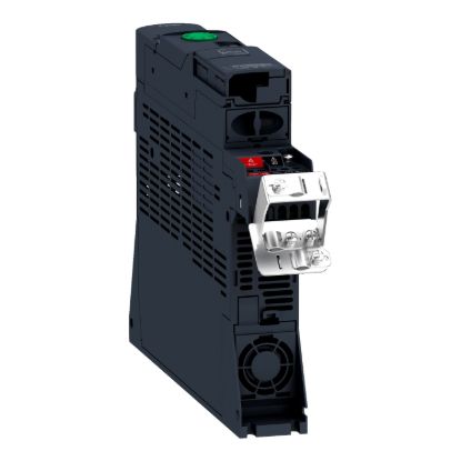 Picture of variable speed drive, Altivar Machine ATV320, 0.55kW, 200 to 240V, 1 phase, book