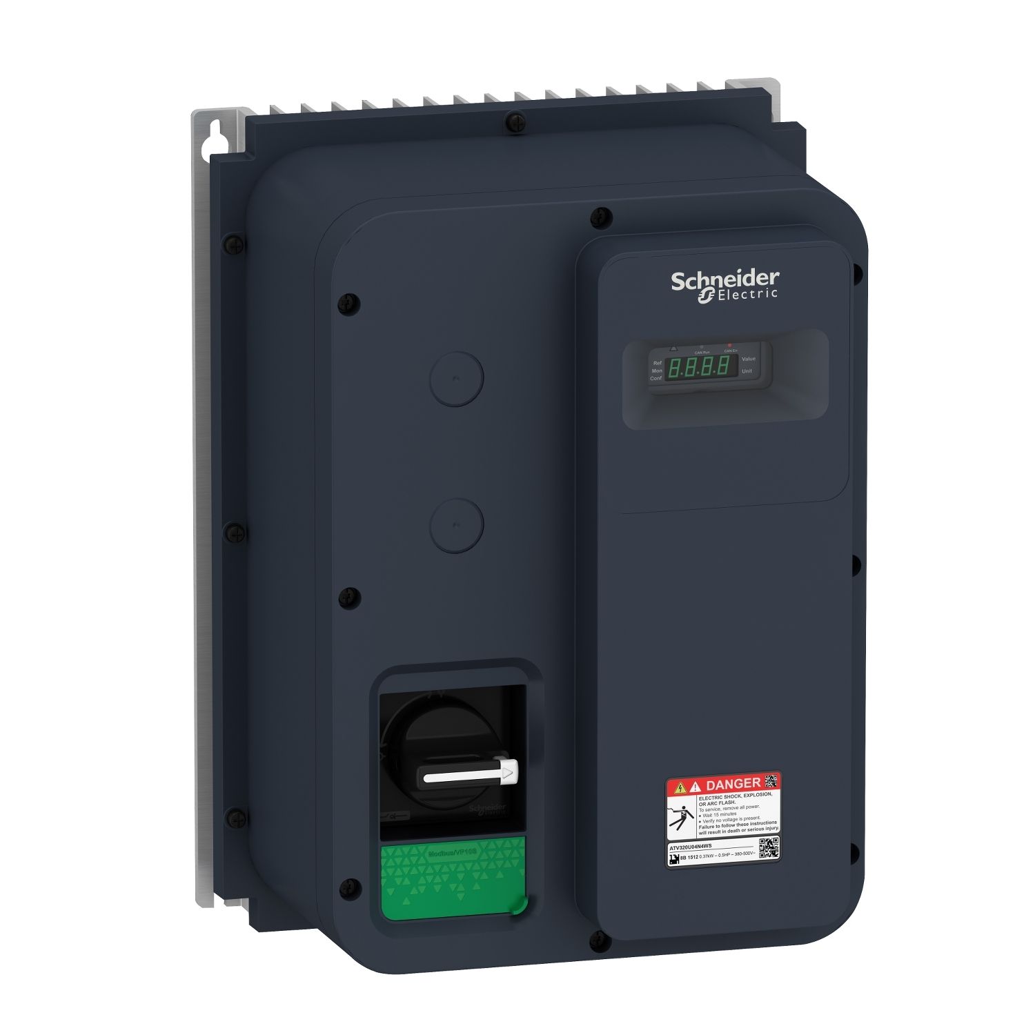 Picture of variable speed drive, Altivar Machine ATV320, 0.55kW, 380 to 500V, 3 phases, enclosed, IP65