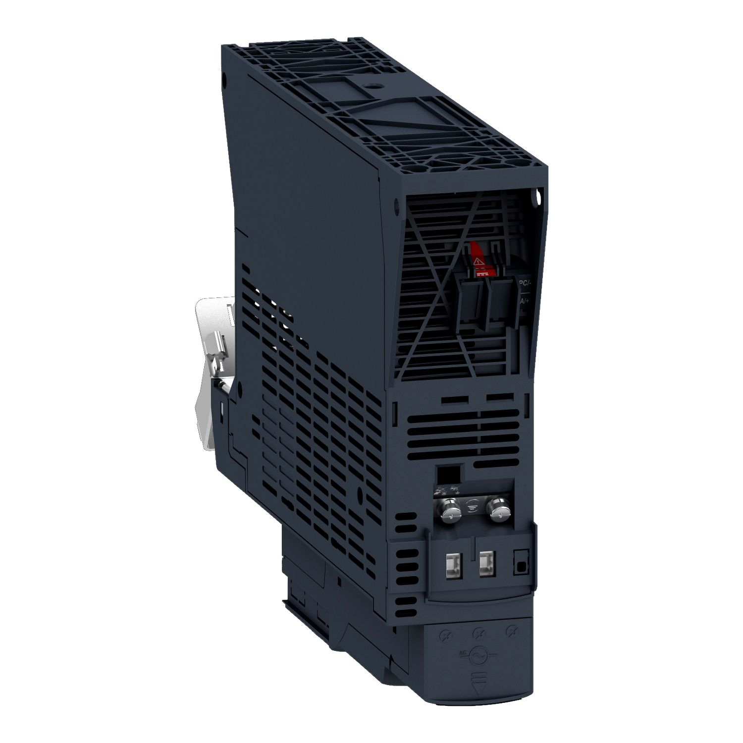 Picture of variable speed drive, Altivar Machine ATV320, 1.1kW, 200 to 240V, 1 phase, book