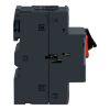 Picture of TeSys Deca, Motor circuit breaker, TeSys Deca, 3P, 2.5 to 4A, thermal magnetic, screw clamp terminals, button control
