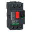 Picture of TeSys Deca, Motor circuit breaker, TeSys Deca, 3P, 4 to 6.3A, thermal magnetic, screw clamp terminals, button control
