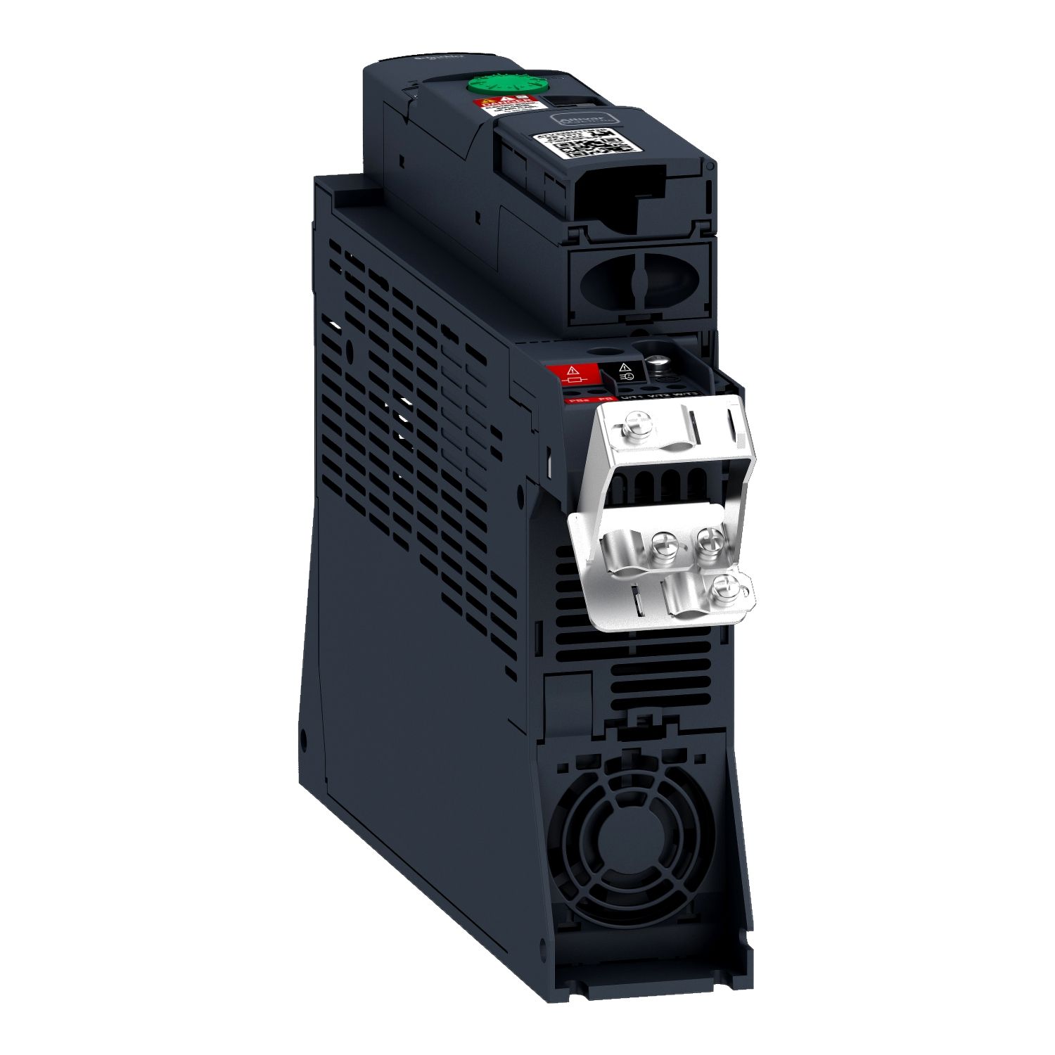 Picture of variable speed drive, Altivar Machine ATV320, 3kW, 380 to 500V, 3 phases, book