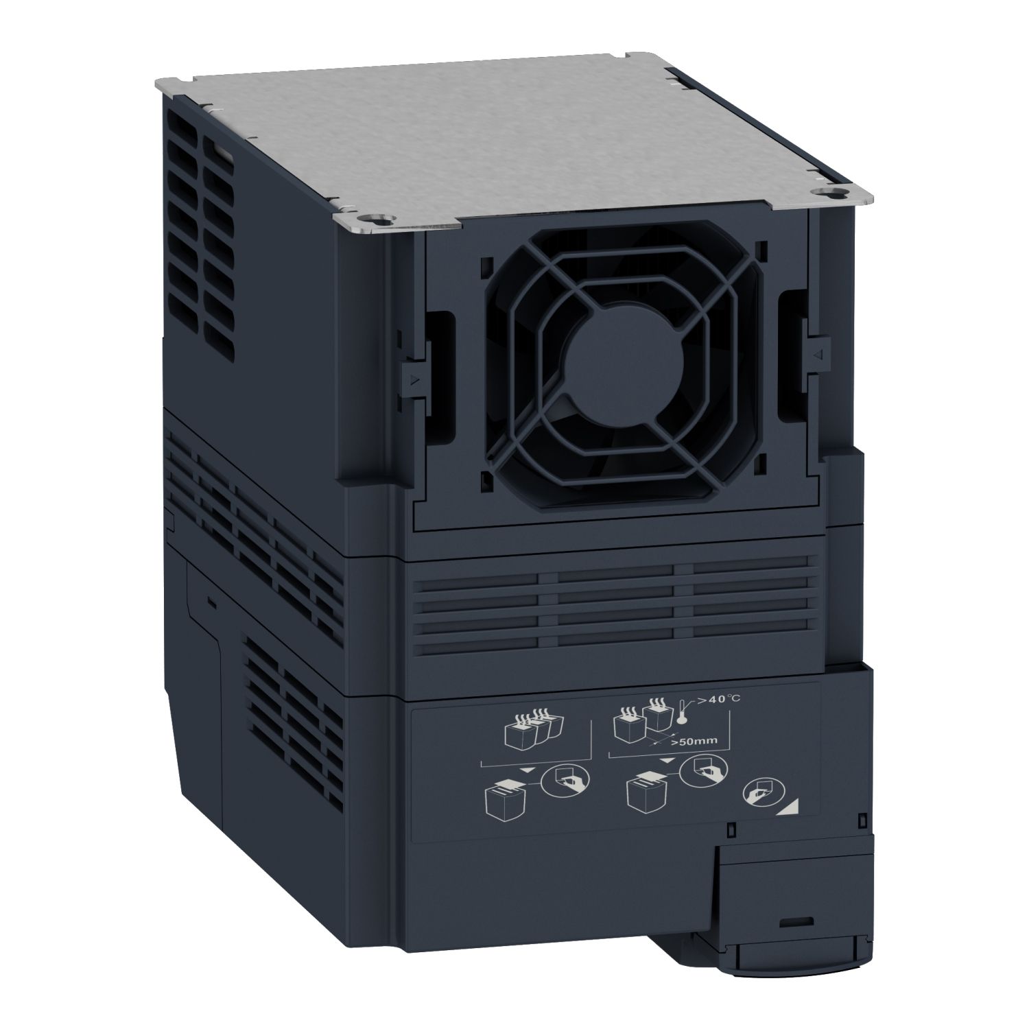Picture of variable speed drive, Altivar Machine ATV320, 5.5kW, 380 to 500V, 3 phases, book