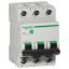 Picture of Miniature circuit breaker (MCB), Multi9 C60H, 3P, 2A, D curve, 15kA (IEC/EN 60947-2)