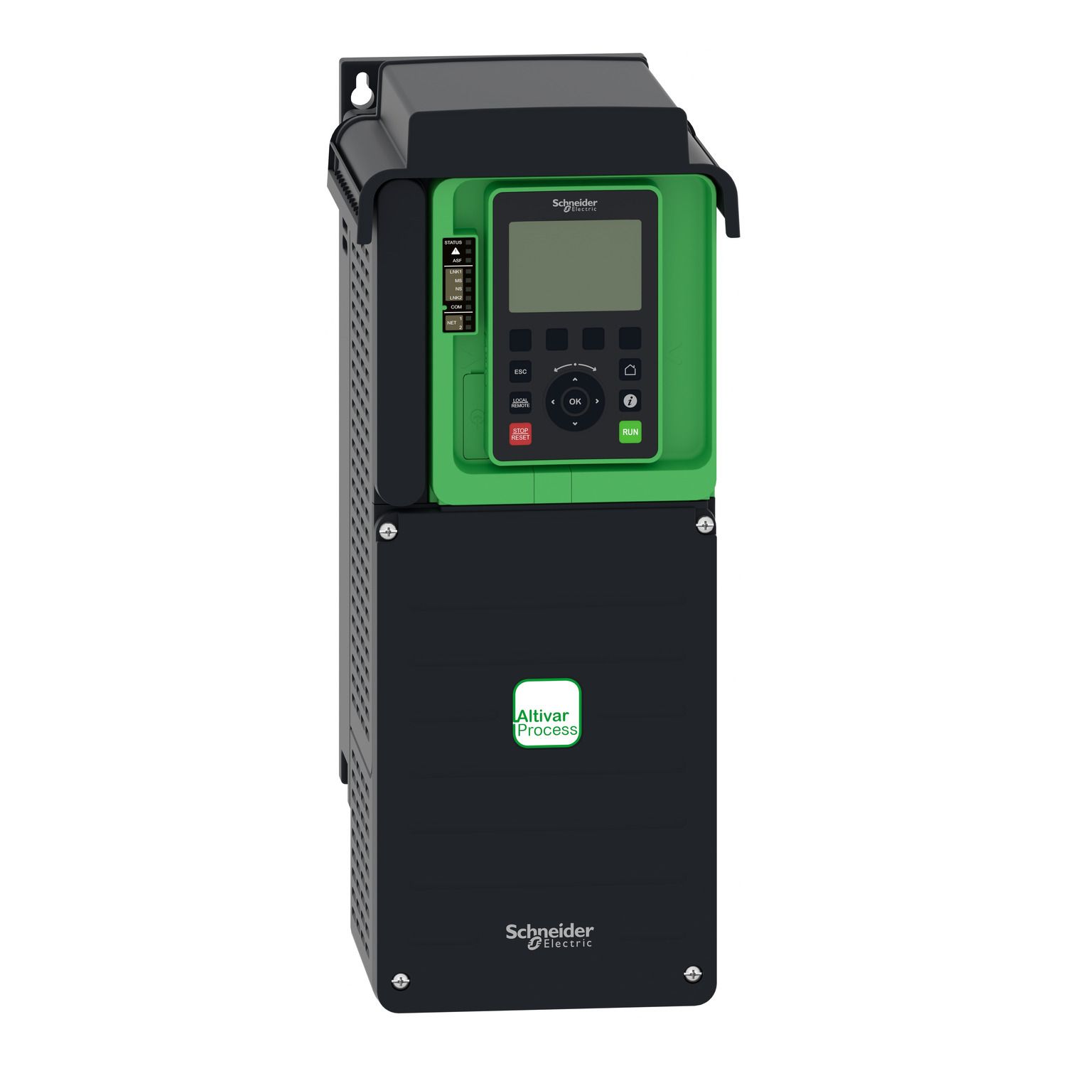 Picture of variable speed drive, Altivar Process ATV900, ATV930, 5.5kW, 200 to 240V, with braking unit, IP21