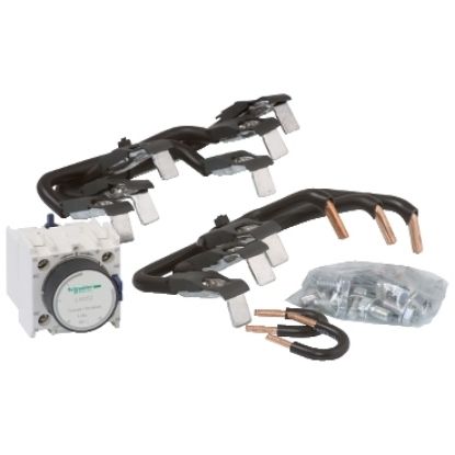 Picture of TeSys, Kit for star delta starter assembly of for 2 x LC1D80 contactors and 1 x LC1D50 or LC1D65 contactor, with timer block